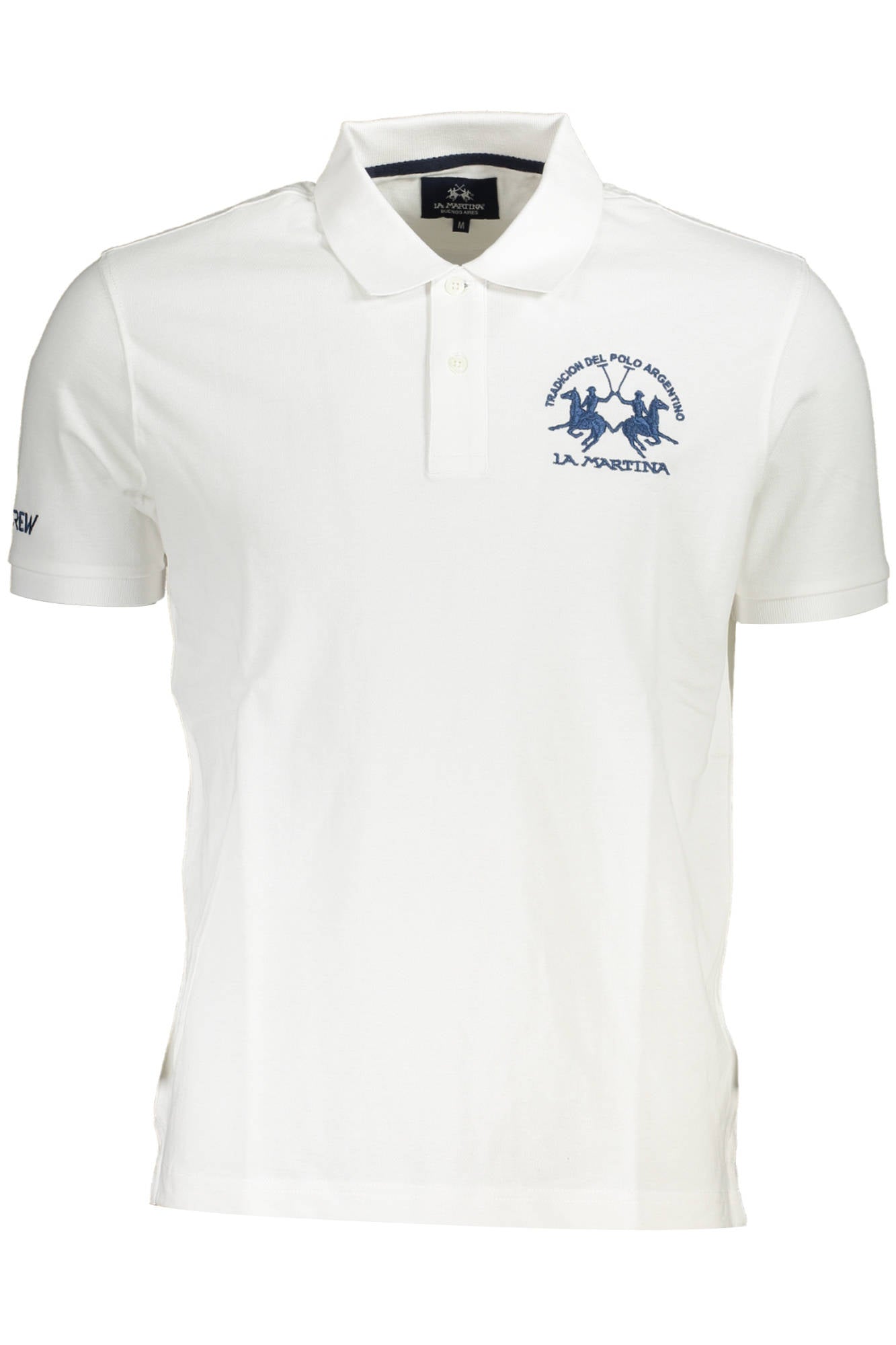 LA MARTINA MEN'S SHORT SLEEVE POLO WHITE